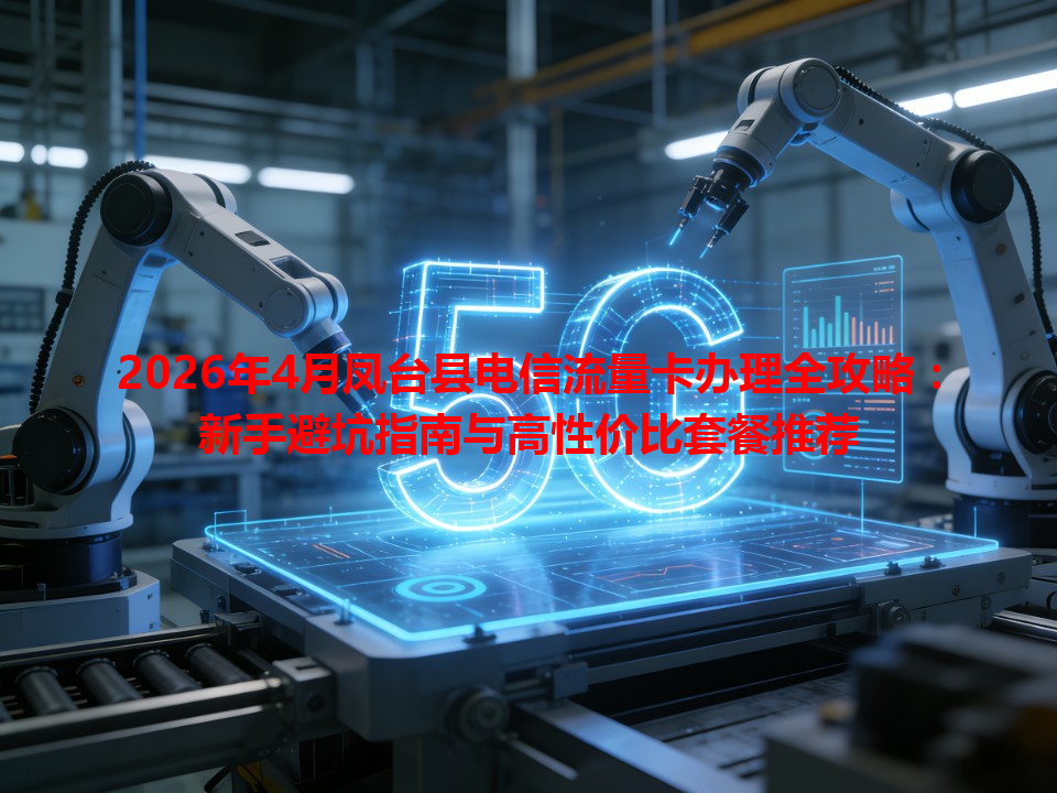 2026年4月凤台县电信流量卡办理全攻略：新手避坑指南与高性价比套餐推荐