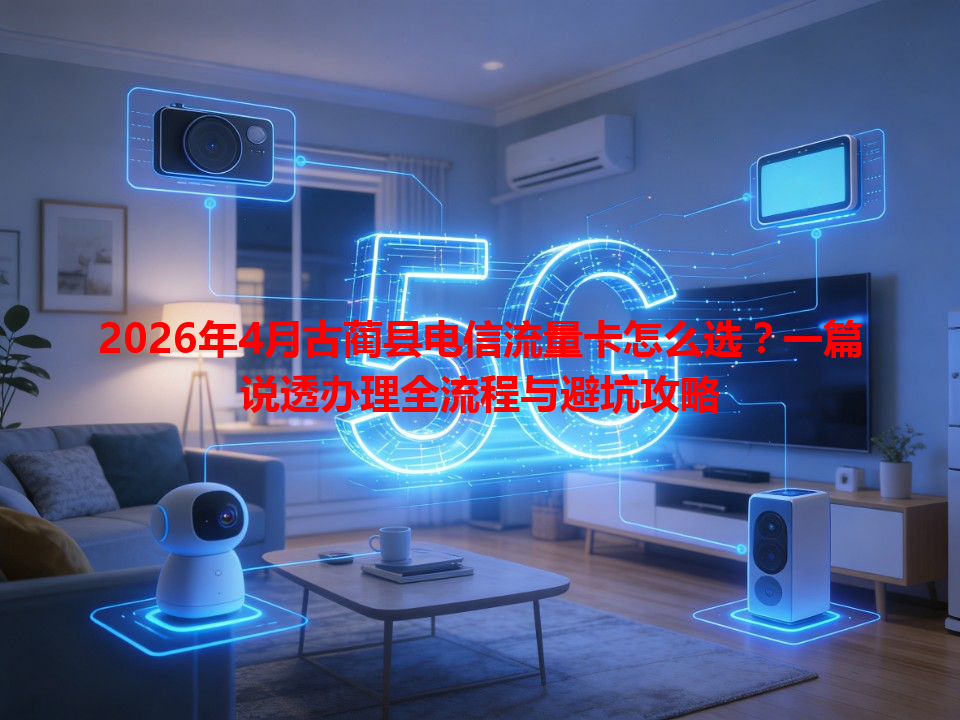 2026年4月古蔺县电信流量卡怎么选？一篇说透办理全流程与避坑攻略