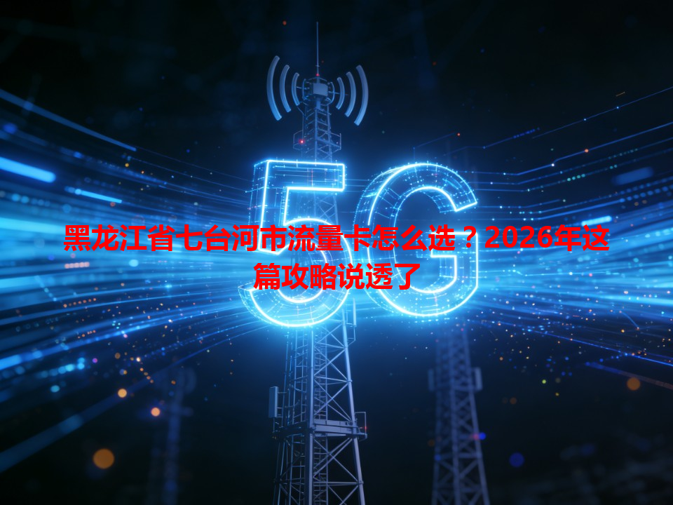 黑龙江省七台河市流量卡怎么选？2026年这篇攻略说透了