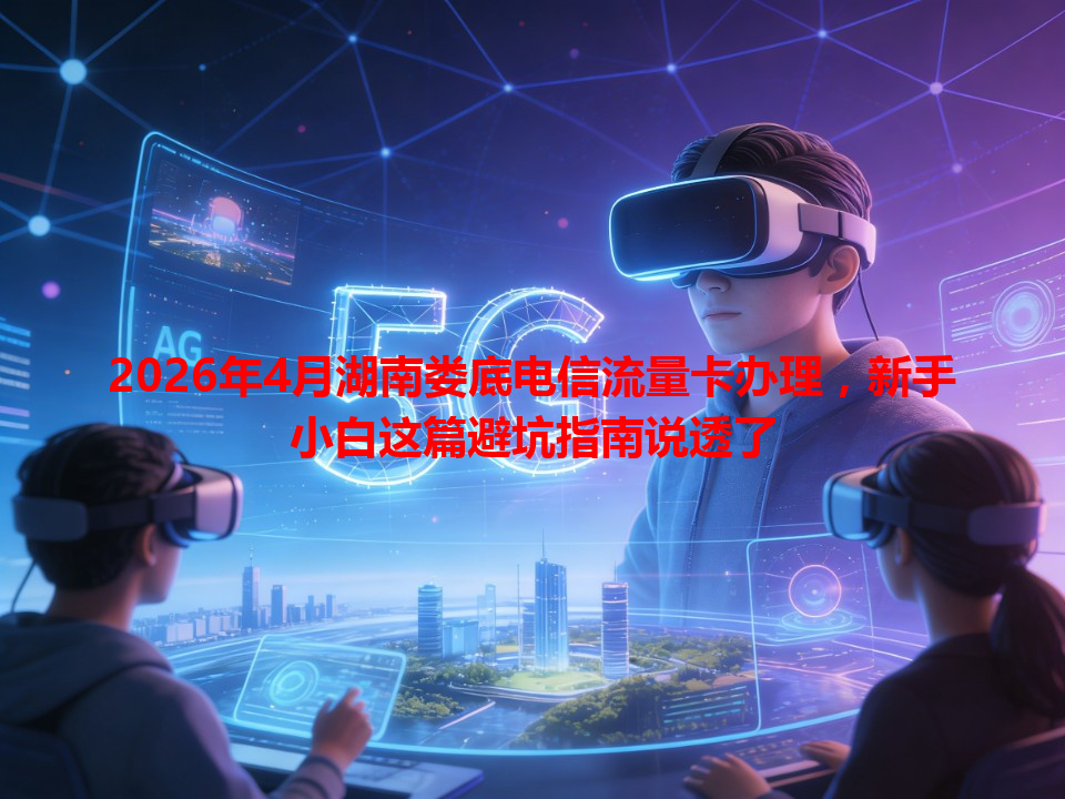 2026年4月湖南娄底电信流量卡办理，新手小白这篇避坑指南说透了