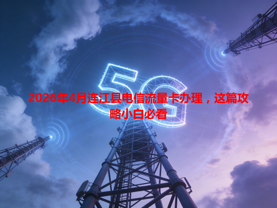 2026年4月连江县电信流量卡办理，这篇攻略小白必看