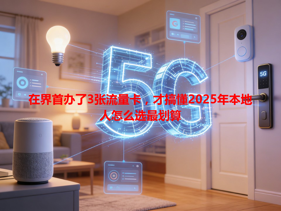 在界首办了3张流量卡，才搞懂2025年本地人怎么选最划算