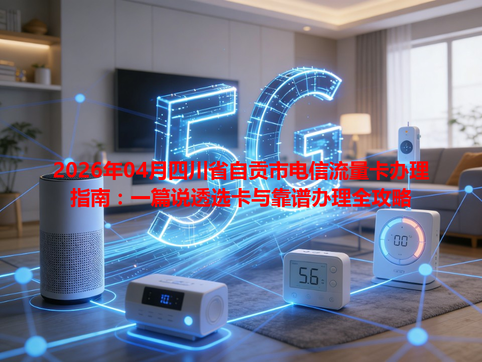 2026年04月四川省自贡市电信流量卡办理指南：一篇说透选卡与靠谱办理全攻略