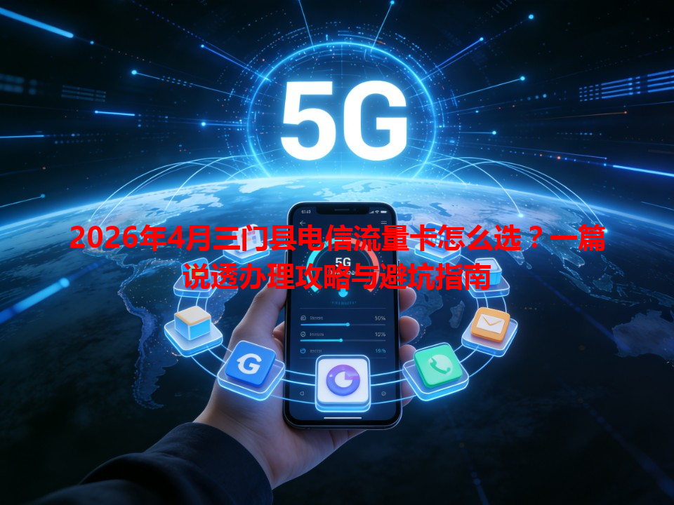 2026年4月三门县电信流量卡怎么选？一篇说透办理攻略与避坑指南