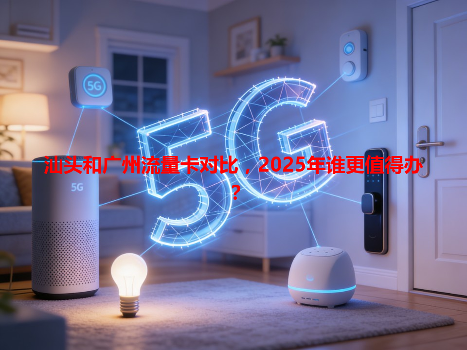 汕头和广州流量卡对比，2025年谁更值得办？