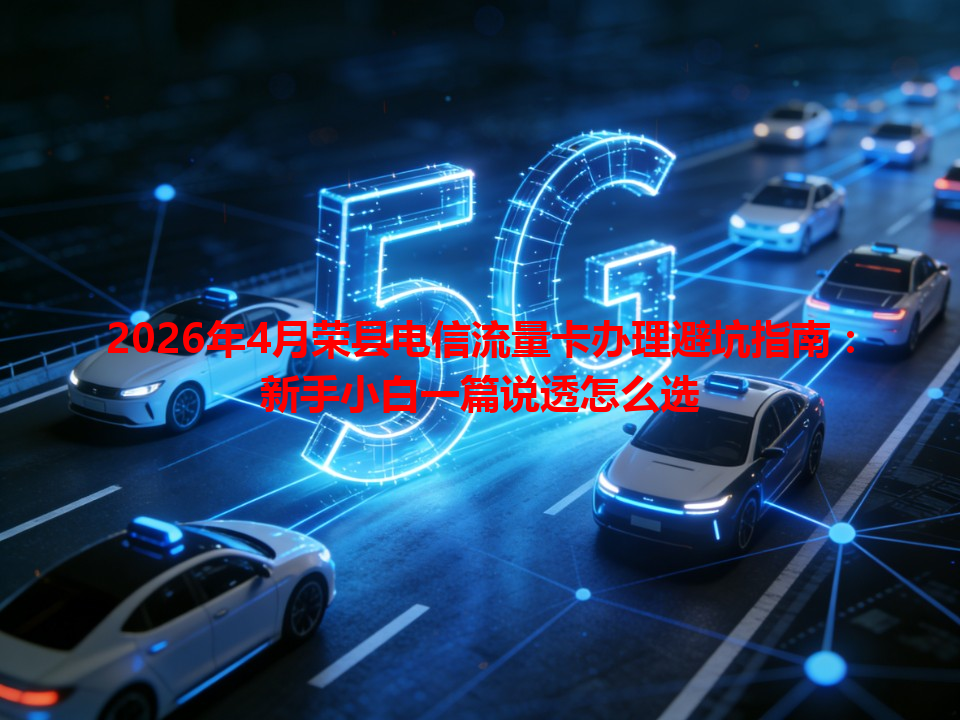 2026年4月荣县电信流量卡办理避坑指南：新手小白一篇说透怎么选
