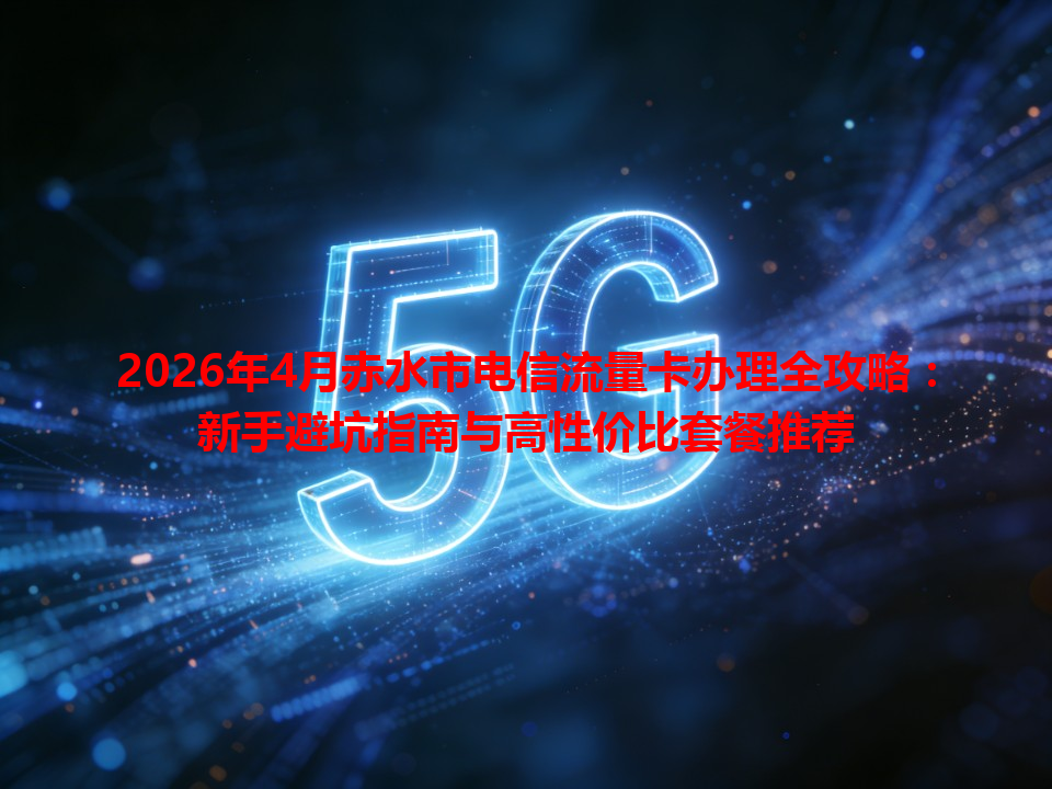 2026年4月赤水市电信流量卡办理全攻略：新手避坑指南与高性价比套餐推荐