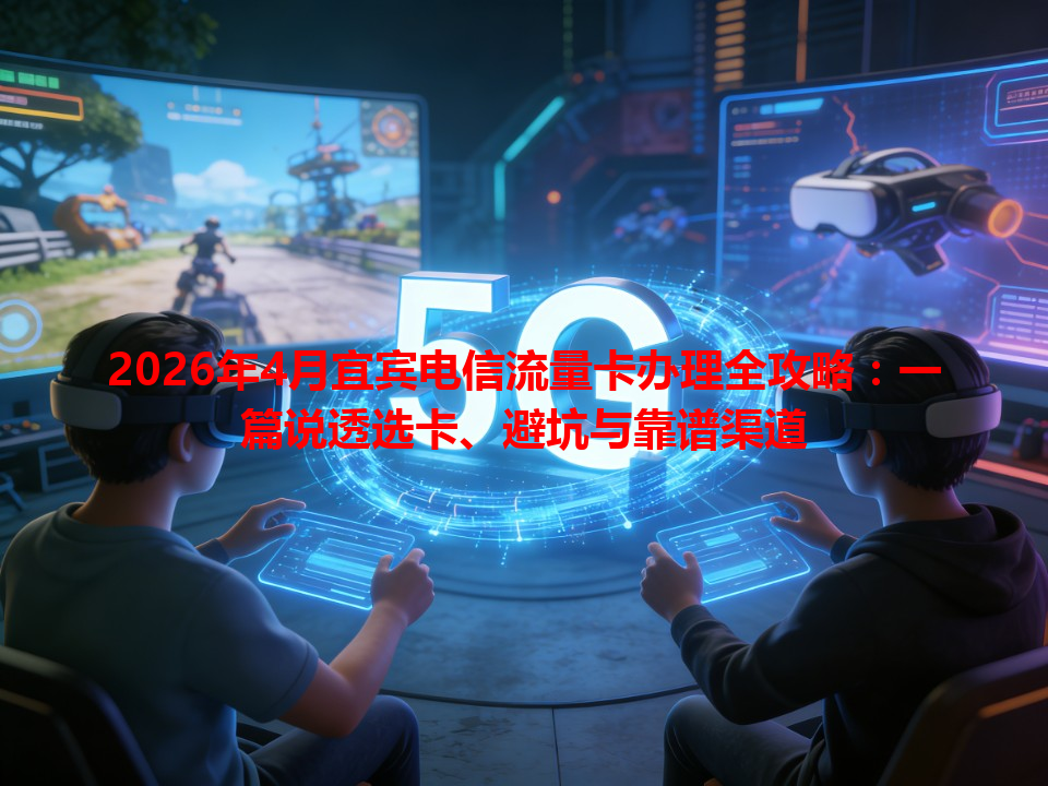 2026年4月宜宾电信流量卡办理全攻略：一篇说透选卡、避坑与靠谱渠道