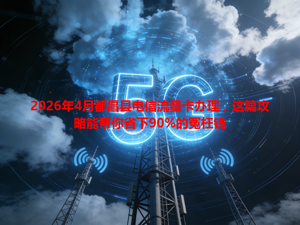 2026年4月都昌县电信流量卡办理，这篇攻略能帮你省下90%的冤枉钱