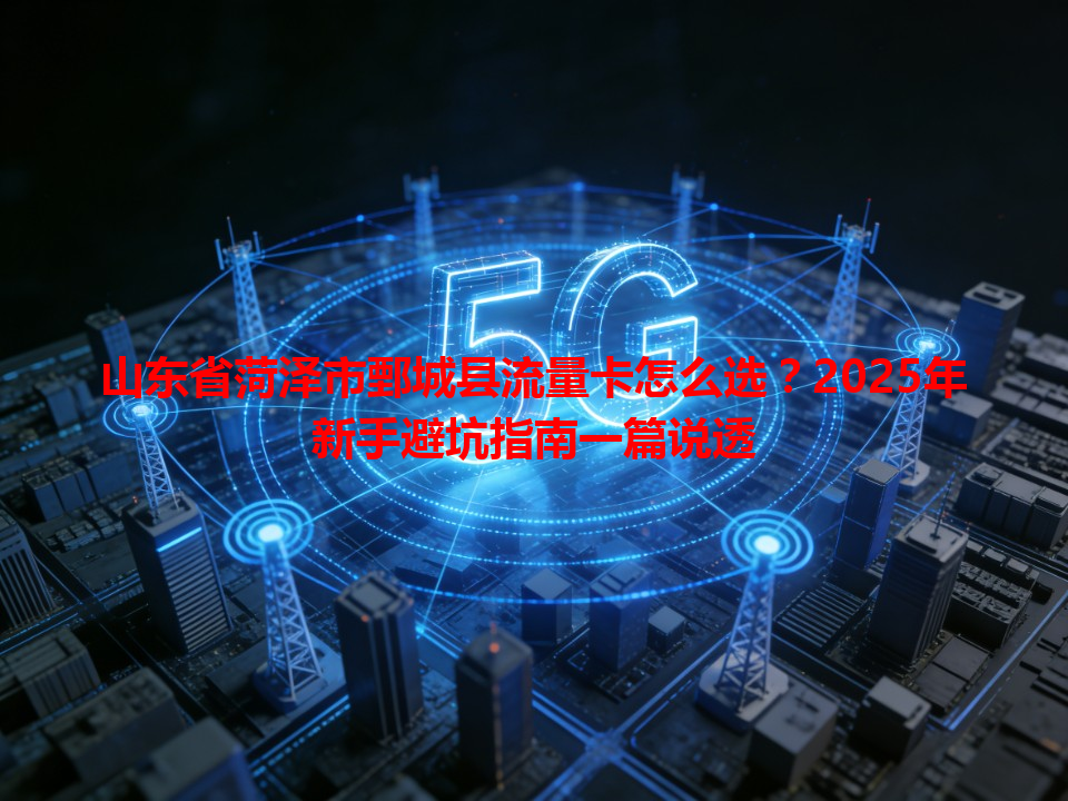 山东省菏泽市鄄城县流量卡怎么选？2025年新手避坑指南一篇说透