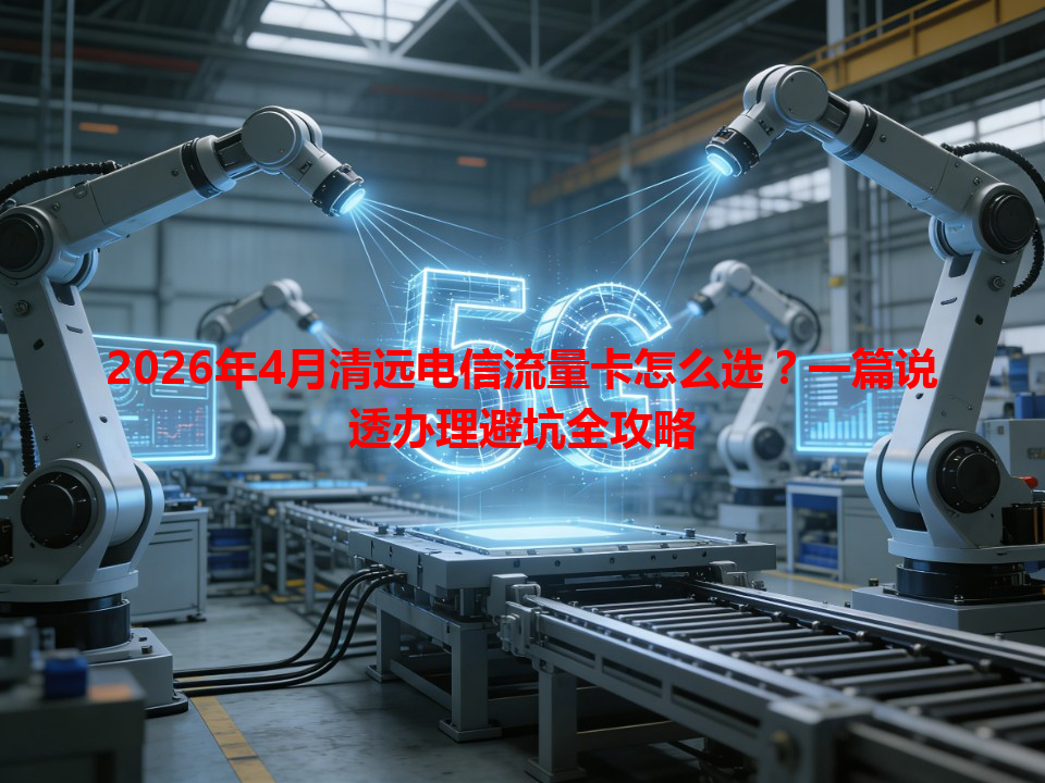 2026年4月清远电信流量卡怎么选？一篇说透办理避坑全攻略