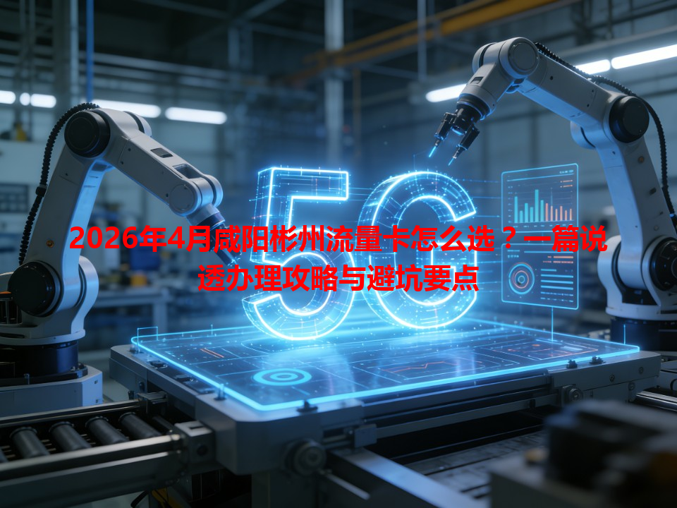 2026年4月咸阳彬州流量卡怎么选？一篇说透办理攻略与避坑要点