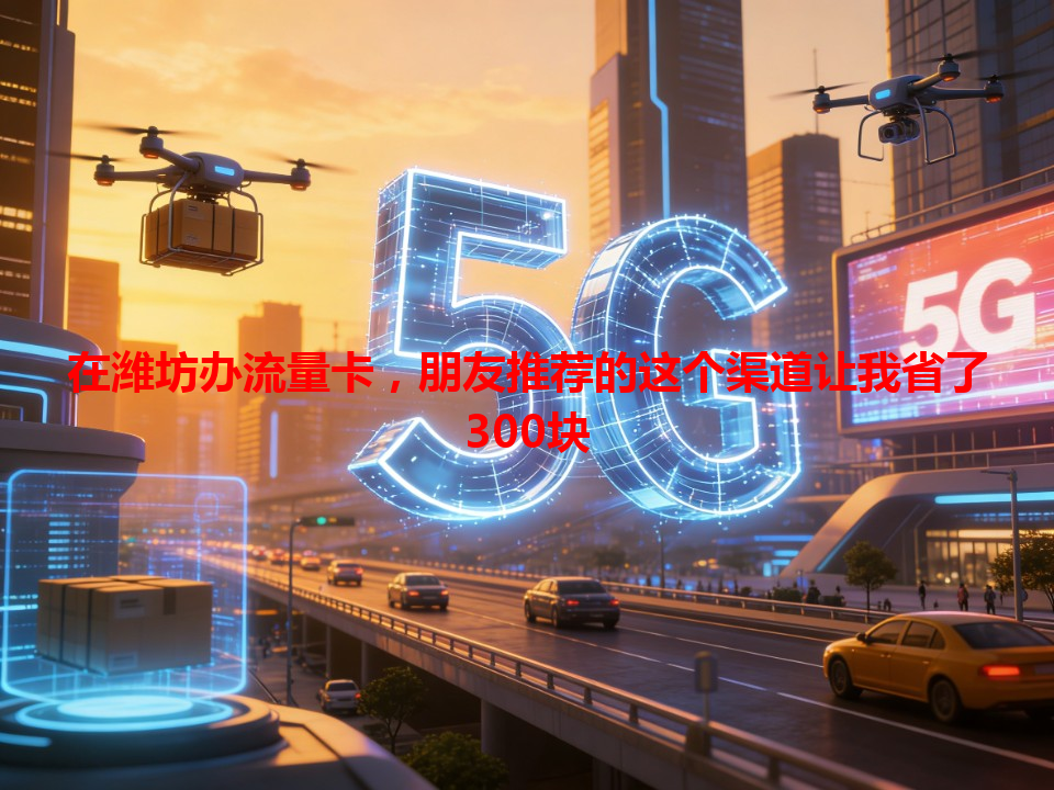 在潍坊办流量卡，朋友推荐的这个渠道让我省了300块