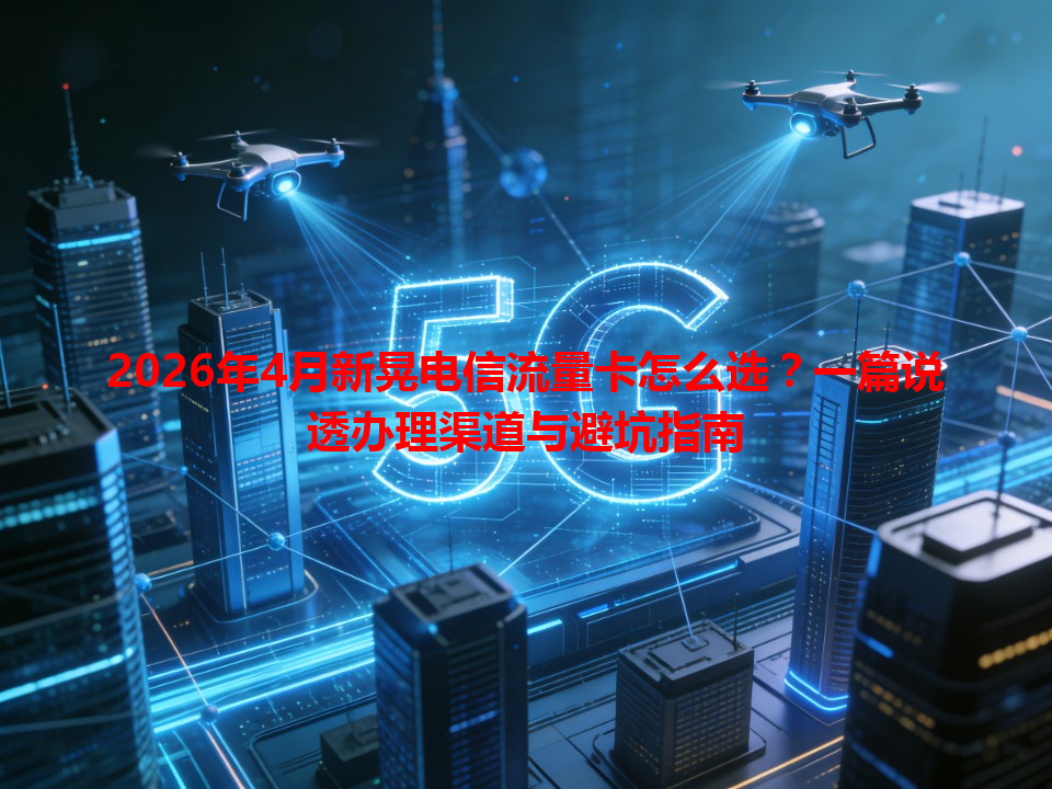 2026年4月新晃电信流量卡怎么选？一篇说透办理渠道与避坑指南