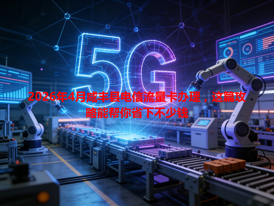 2026年4月咸丰县电信流量卡办理，这篇攻略能帮你省下不少钱