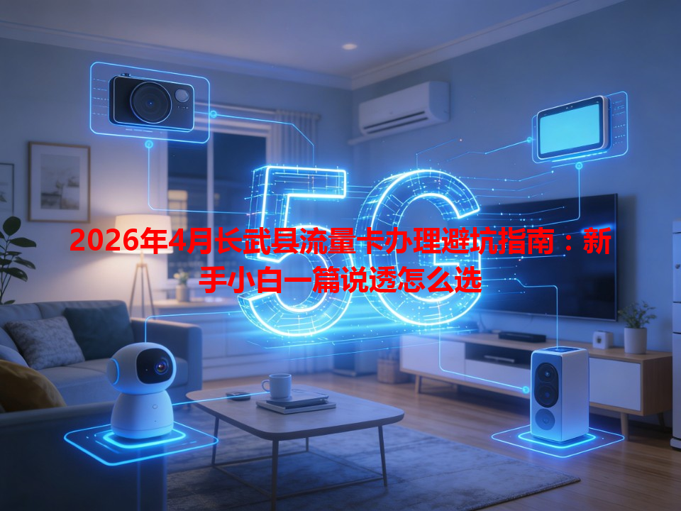 2026年4月长武县流量卡办理避坑指南：新手小白一篇说透怎么选
