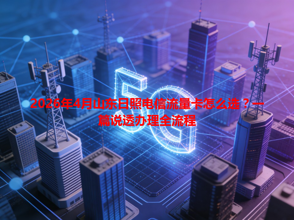 2026年4月山东日照电信流量卡怎么选？一篇说透办理全流程