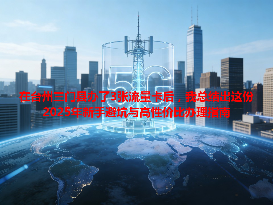 在台州三门县办了3张流量卡后，我总结出这份2025年新手避坑与高性价比办理指南