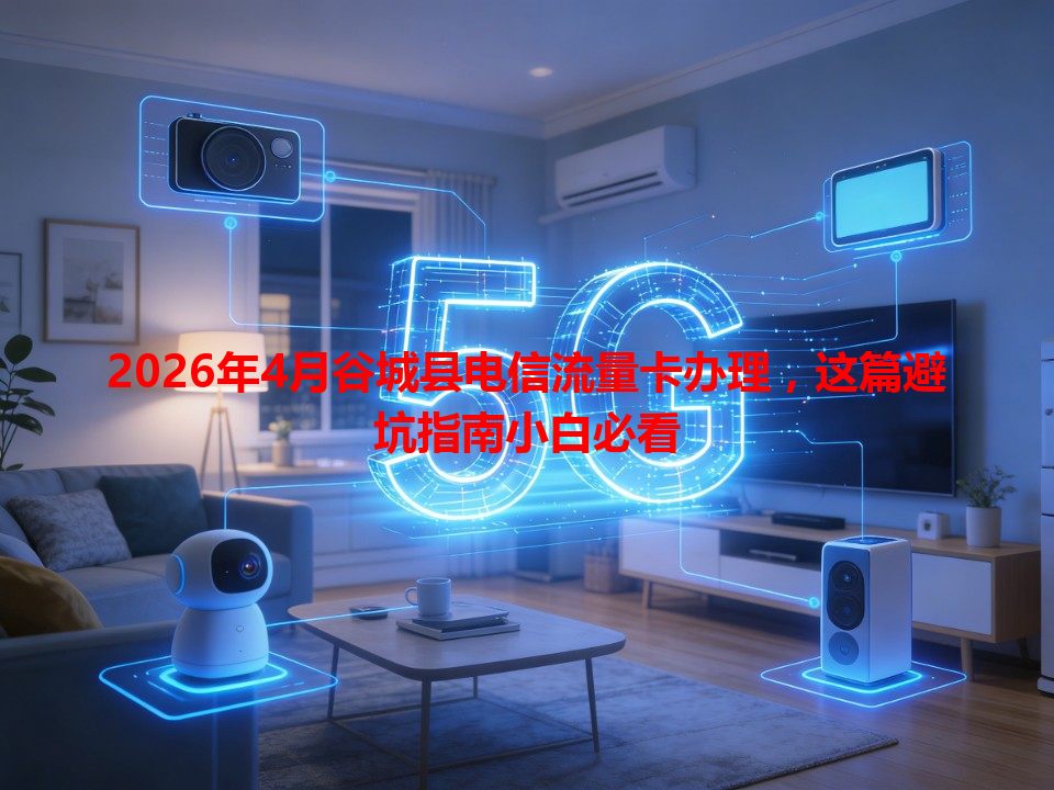 2026年4月谷城县电信流量卡办理，这篇避坑指南小白必看