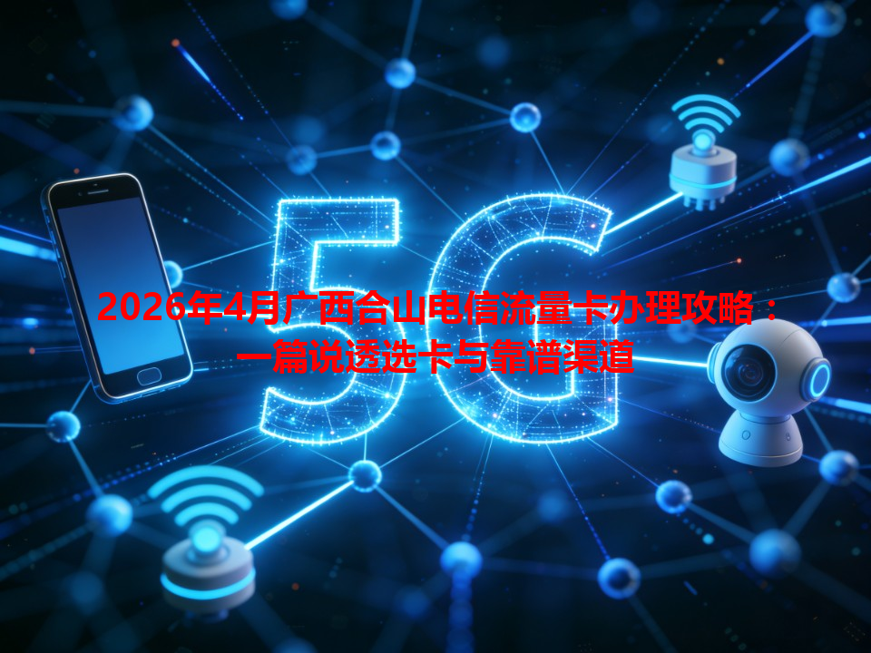 2026年4月广西合山电信流量卡办理攻略：一篇说透选卡与靠谱渠道