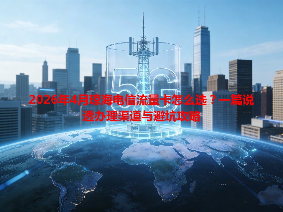 2026年4月琼海电信流量卡怎么选？一篇说透办理渠道与避坑攻略