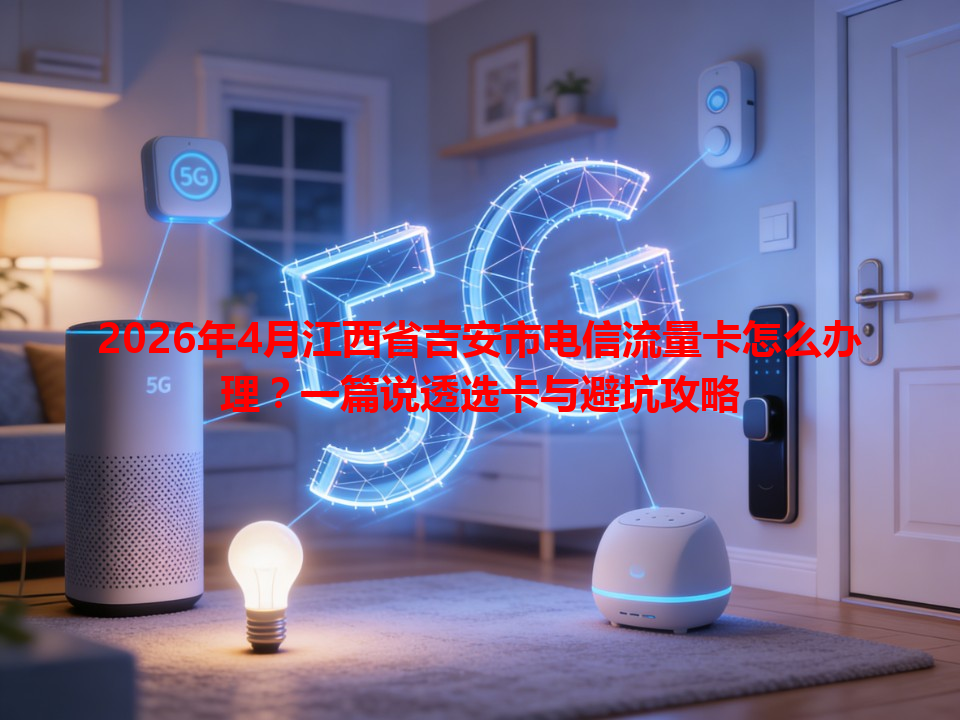 2026年4月江西省吉安市电信流量卡怎么办理？一篇说透选卡与避坑攻略
