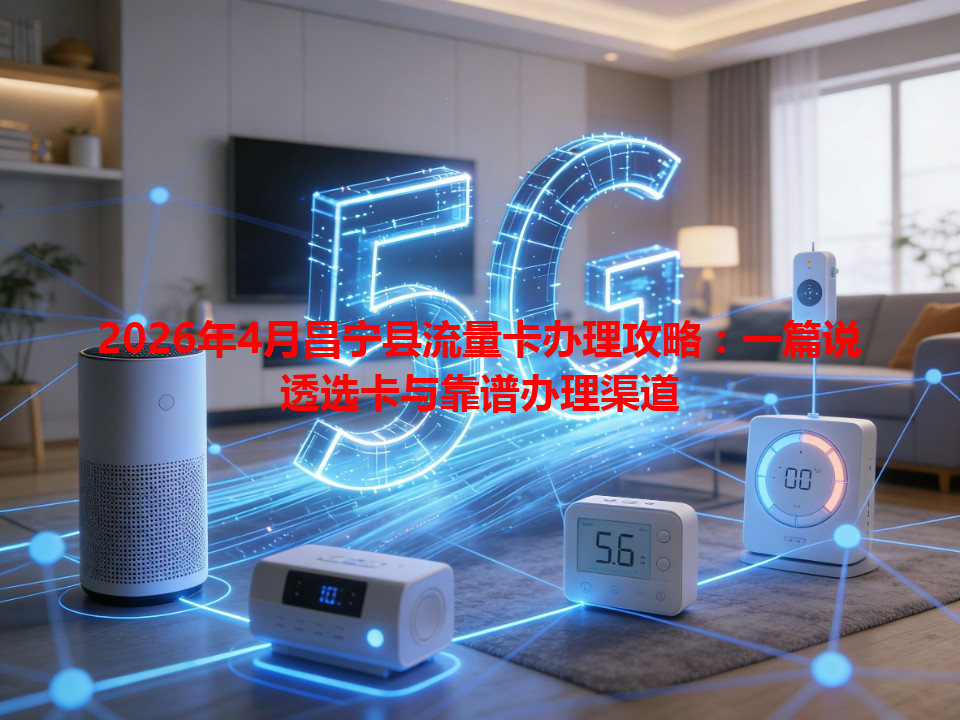 2026年4月昌宁县流量卡办理攻略：一篇说透选卡与靠谱办理渠道