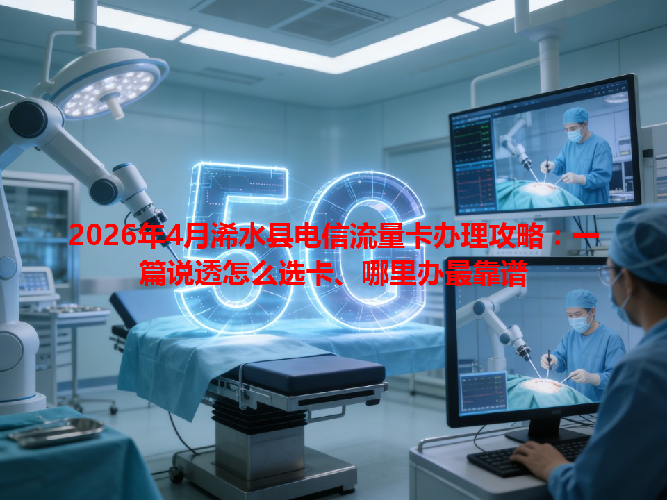 2026年4月浠水县电信流量卡办理攻略：一篇说透怎么选卡、哪里办最靠谱