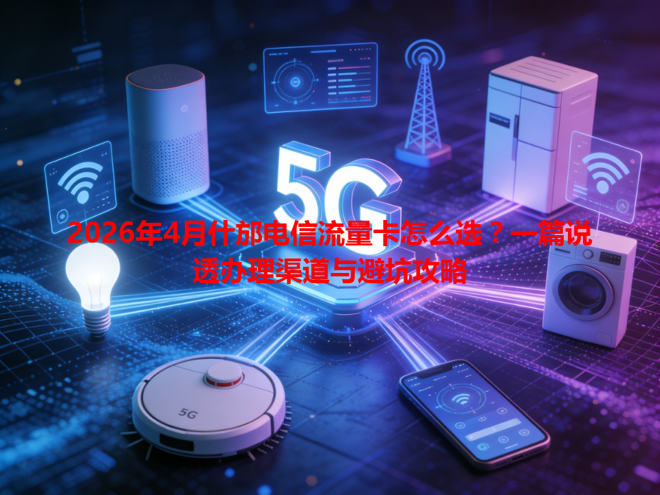 2026年4月什邡电信流量卡怎么选？一篇说透办理渠道与避坑攻略