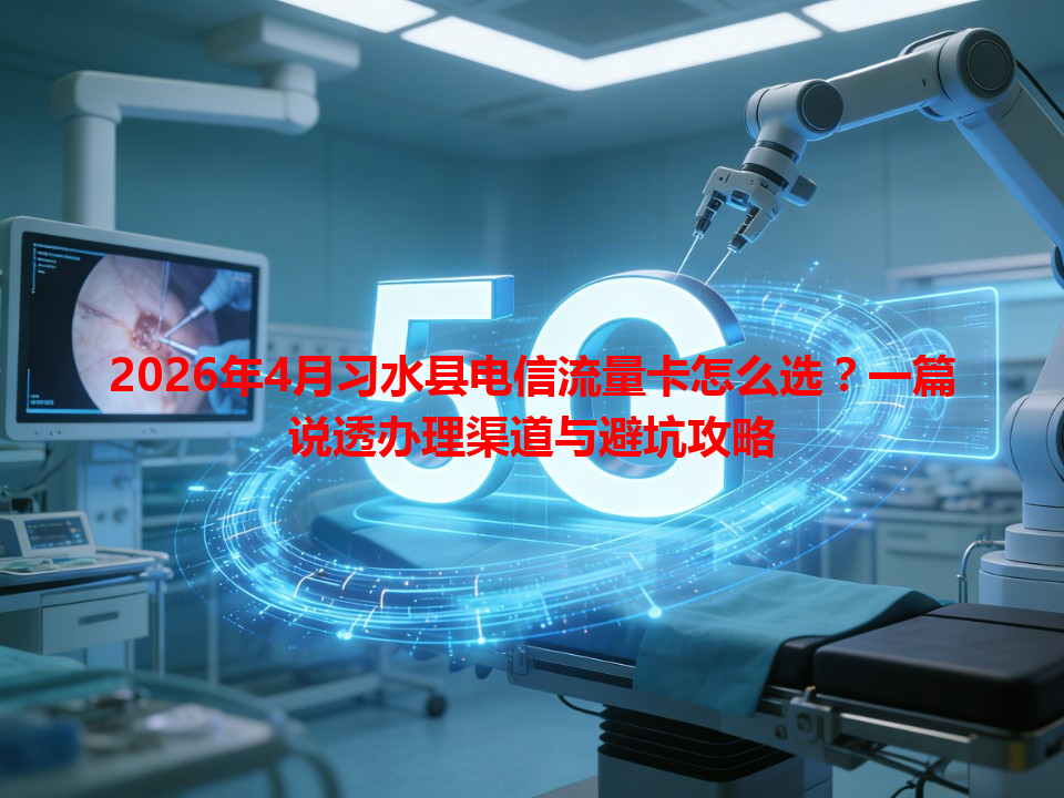 2026年4月习水县电信流量卡怎么选？一篇说透办理渠道与避坑攻略