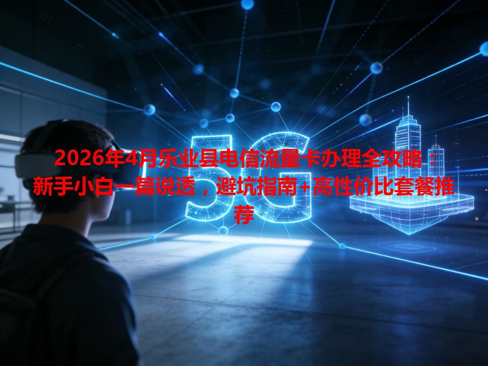 2026年4月乐业县电信流量卡办理全攻略：新手小白一篇说透，避坑指南+高性价比套餐推荐