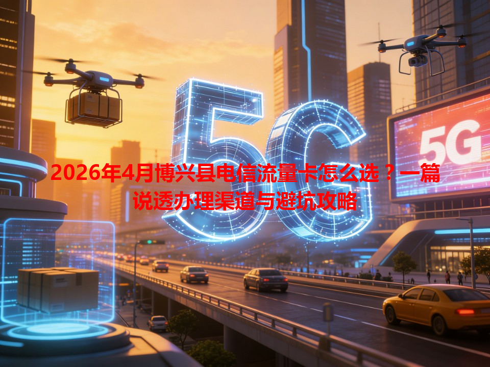 2026年4月博兴县电信流量卡怎么选？一篇说透办理渠道与避坑攻略