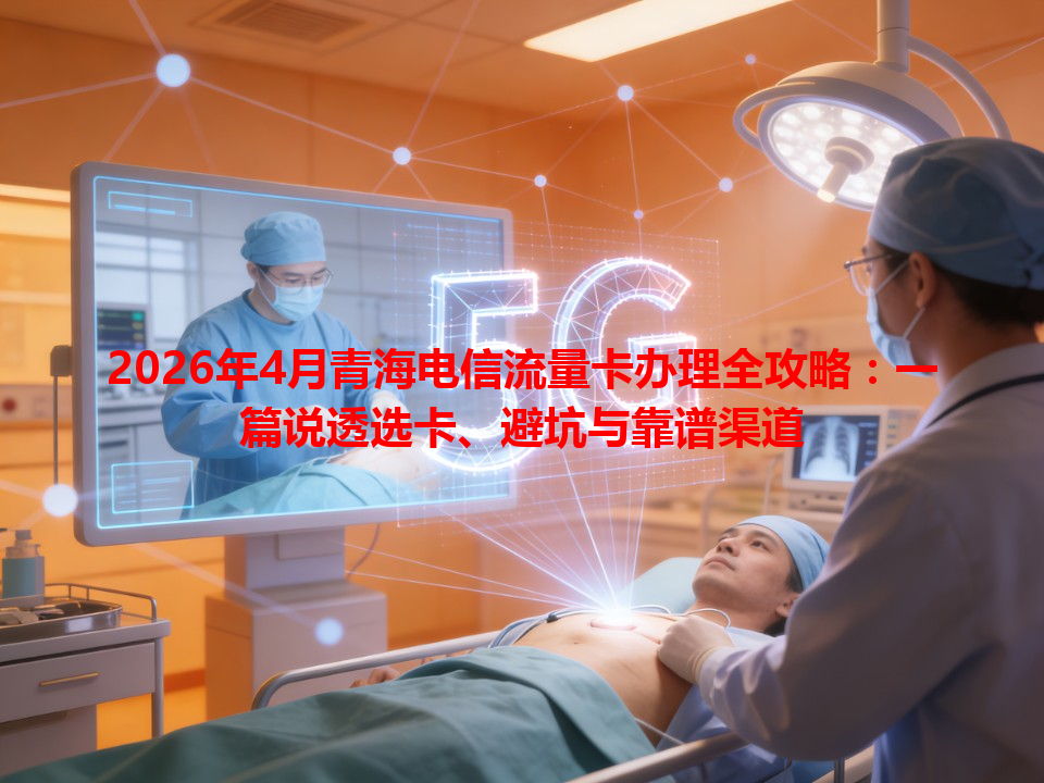 2026年4月青海电信流量卡办理全攻略：一篇说透选卡、避坑与靠谱渠道