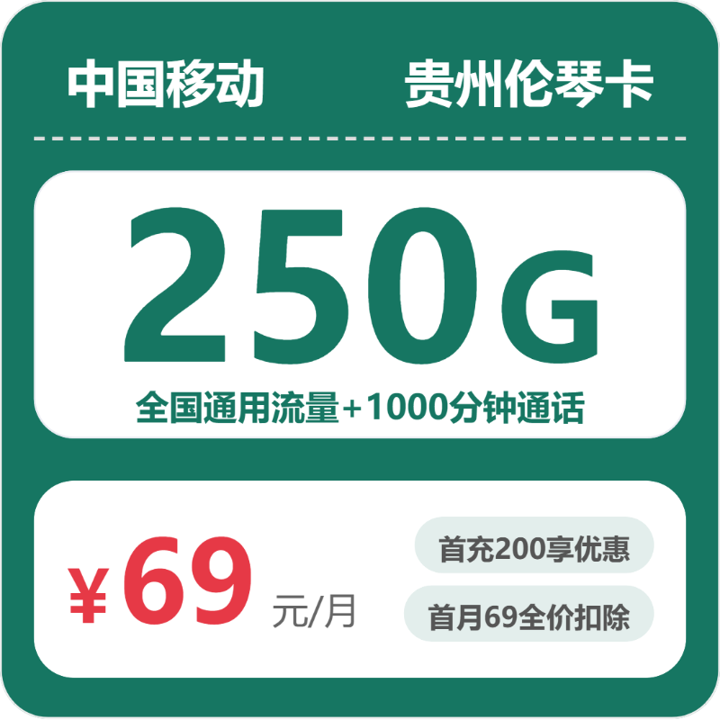 2026年6月中旬贵州省黔南布依族苗族自治州都匀市移动、联通、电信流量卡盘点-目前可办套餐