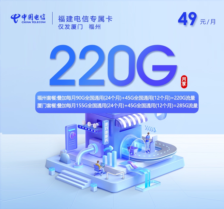 2026年7月下旬福建省宁德市福安市联通、电信、移动、广电流量卡汇总