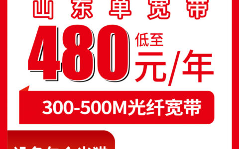 2026年8月中旬山东省东营市联通宽带怎么装？480元一年300M和1080元两年500M怎么选？