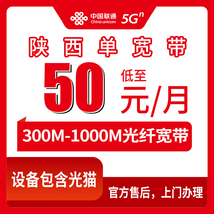2026年8月下旬陕西省延安市联通月包单宽300M-1000M怎么选？三大档位实测拆解
