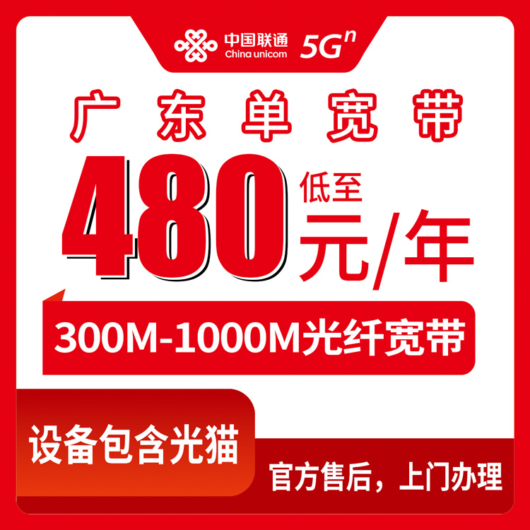 2026年10月中旬广东省佛山市装联通单宽带，480元到1200元包年怎么选？我把300M到1000M的实情说清楚