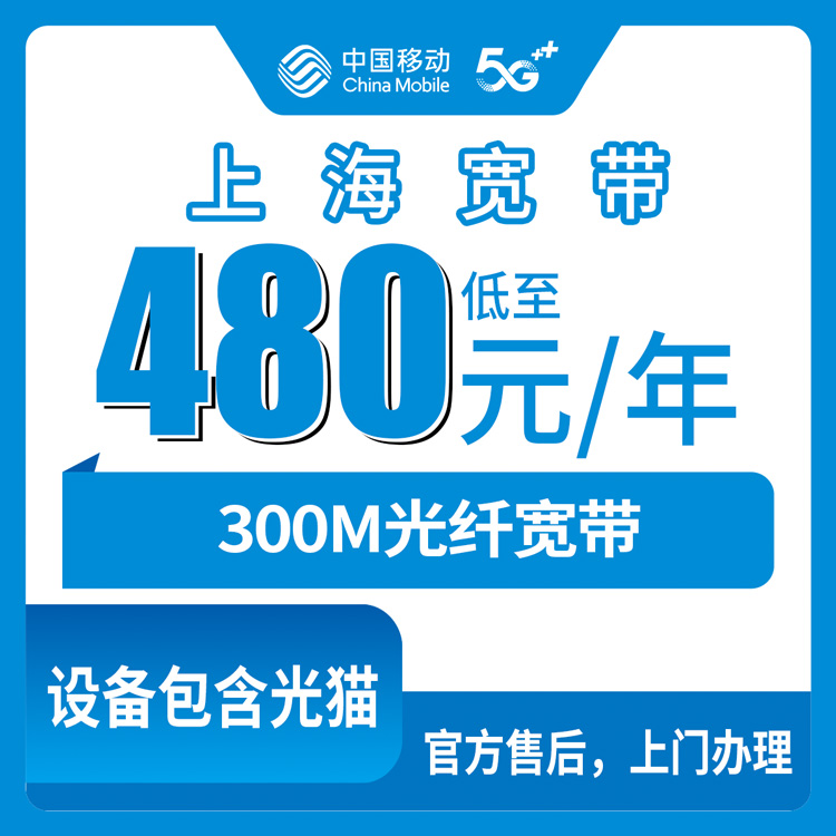 2026年10月中旬上海市浦东新区移动300M年包宽带480元包年，覆盖哪些街道镇？资费和安装流程一次说清