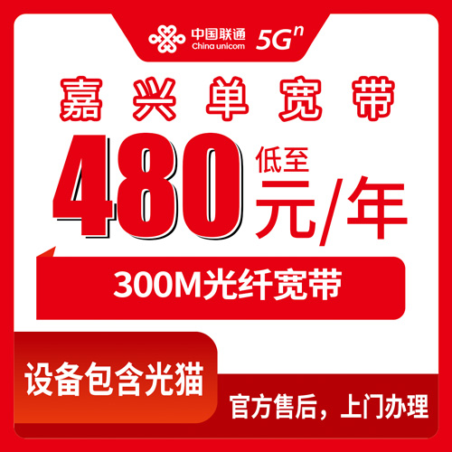 2026年10月下旬浙江省嘉兴南湖区联通单宽带480元包年300M怎么报装？附本地师傅上门实测流程