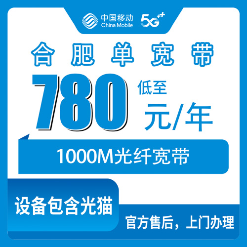 2026年10月下旬安徽省合肥肥东县移动单宽带780元包年1000M怎么办？本地人跑完五个渠道的真实记录