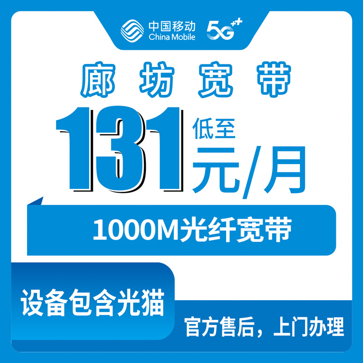 2026年10月下旬河北省廊坊大城县移动融合宽带131元1000M怎么装？本地师傅上门流程和踩坑记录
