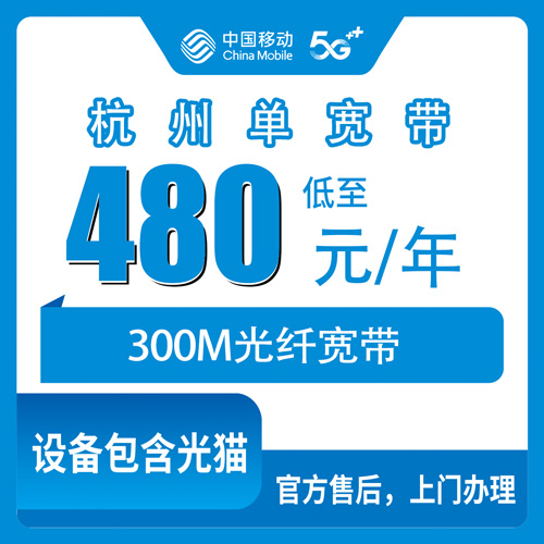 2026年11月上旬杭州上城区装移动单宽带480包年300M，本地师傅上门流程和踩坑记录